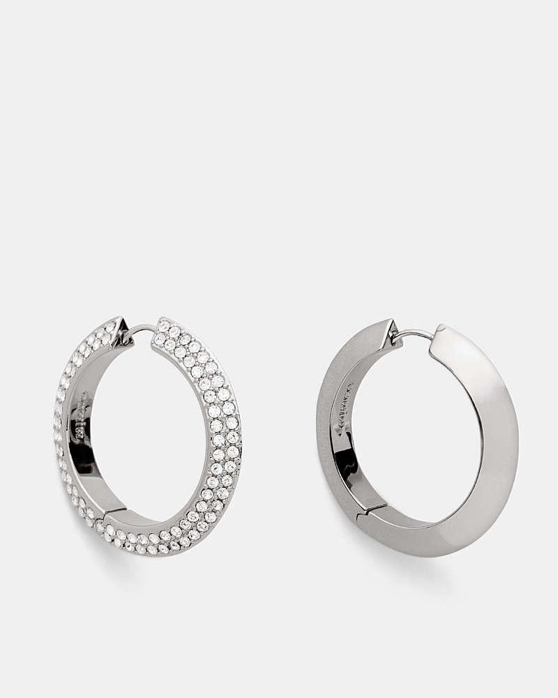 The Edge Large Hoop Earrings