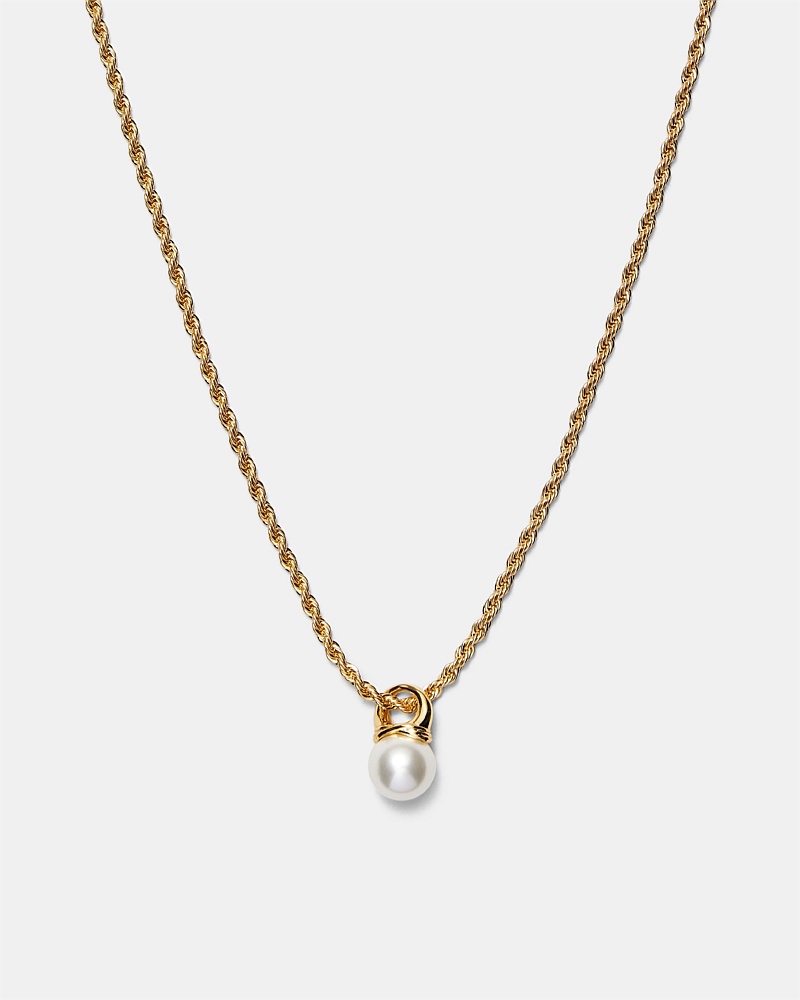 En Pointe Pearl Pendant Necklace
