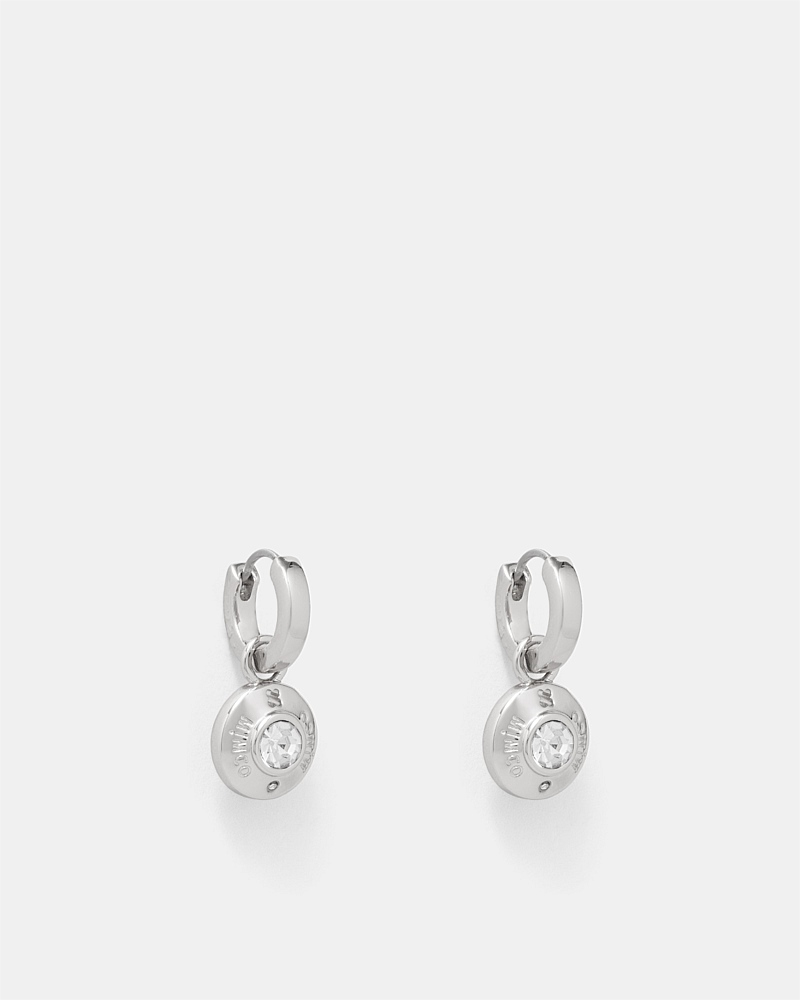 Enliven Charm Hoop Earrings