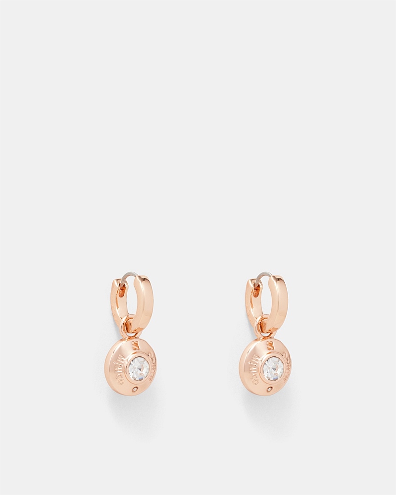 Enliven Charm Hoop Earrings