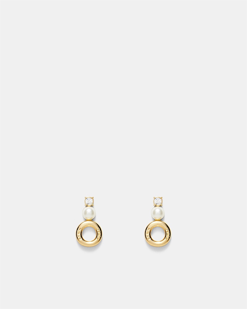 Circulate Drop Stud Earrings