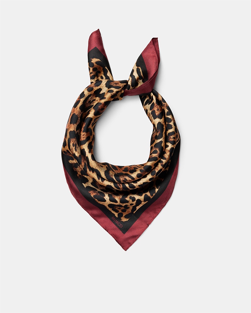 Leopard Square Scarf