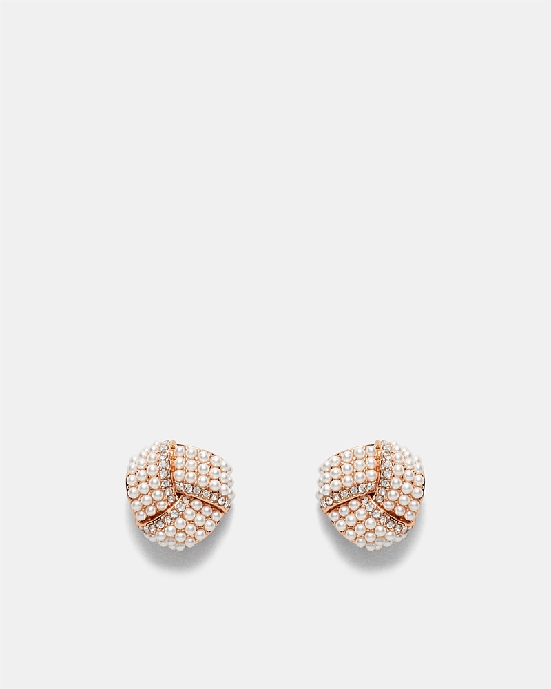 Tie The Knot Stud Earrings