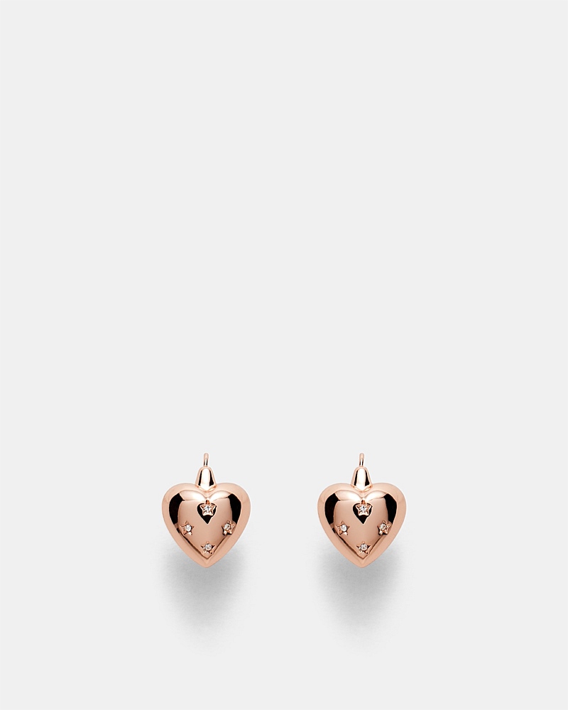 Smitten Heart Stud Earrings