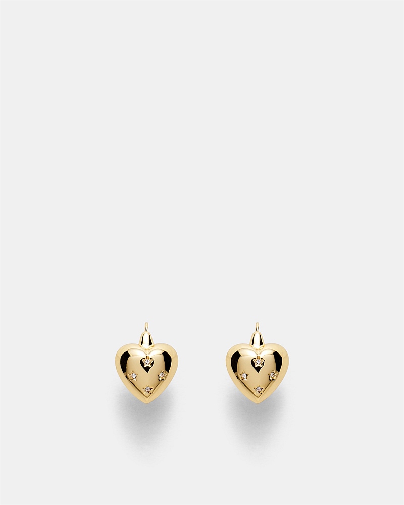 Smitten Heart Stud Earrings