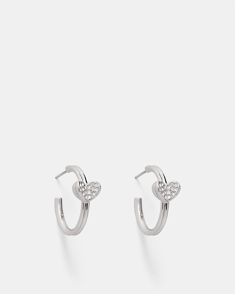 Heart To Heart Hoop Earrings