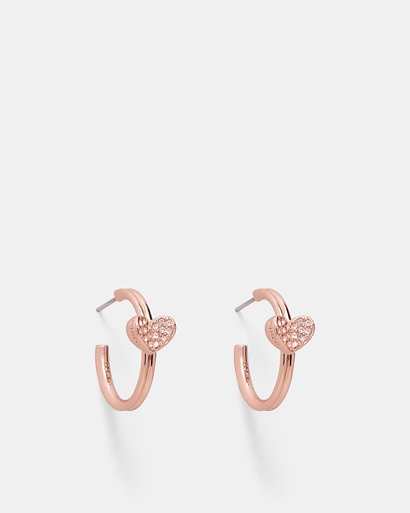 Heart To Heart Hoop Earrings