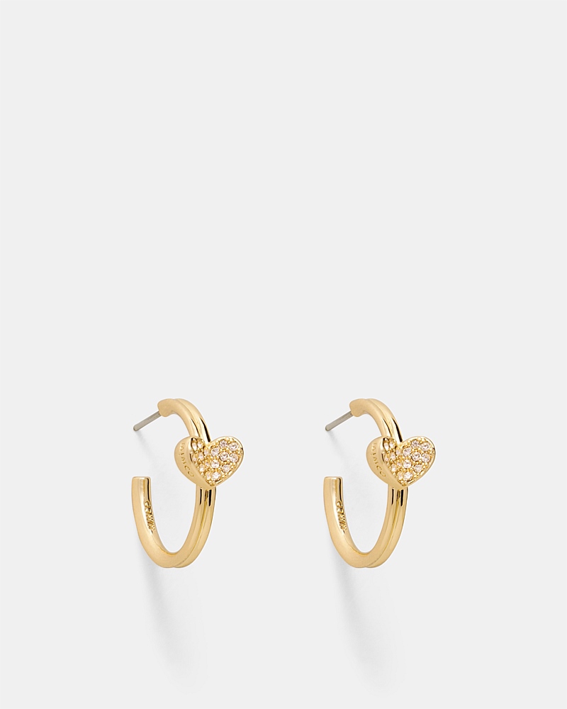 Heart To Heart Hoop Earrings