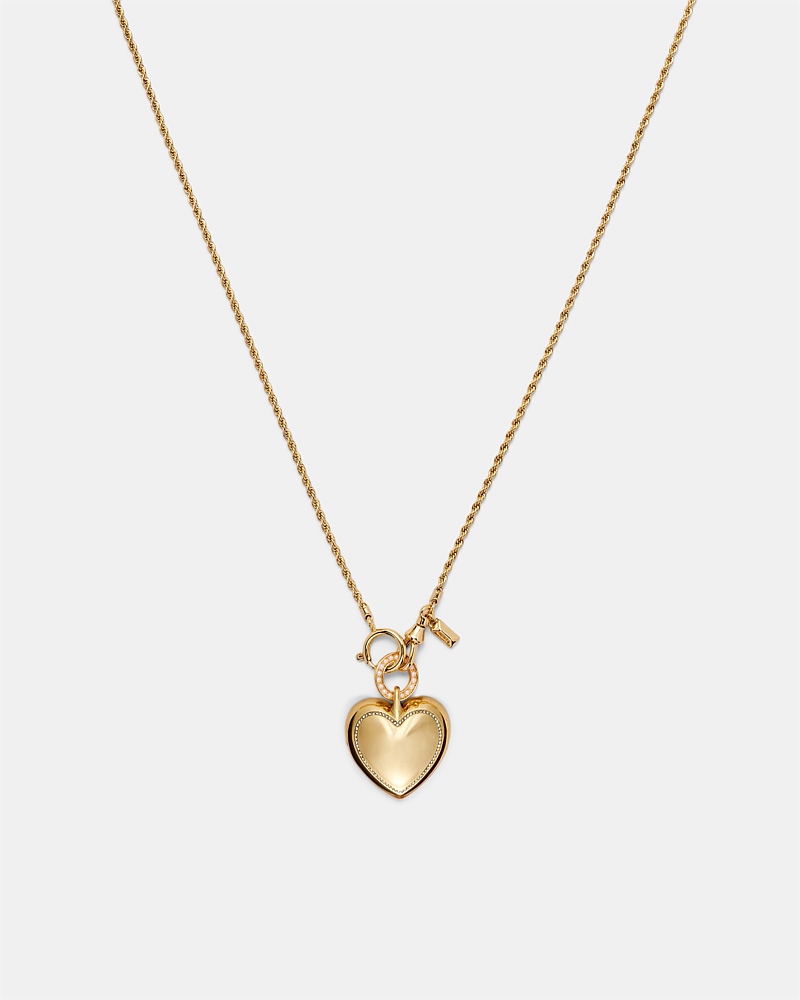 Pave Heart Necklace