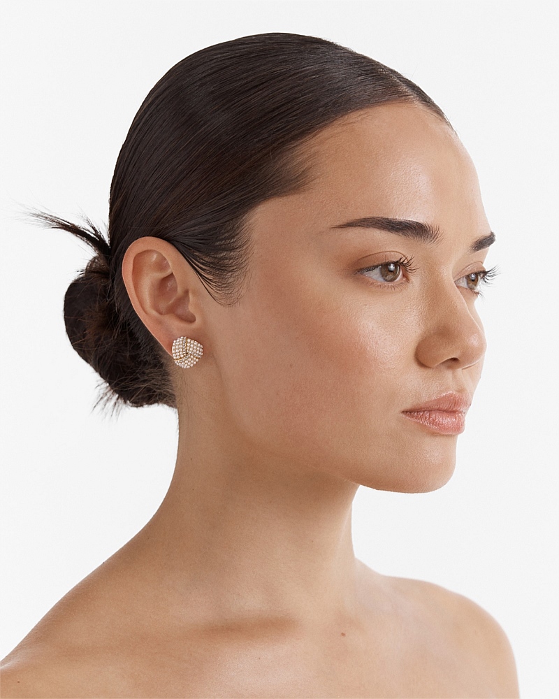 Tie The Knot Stud Earrings