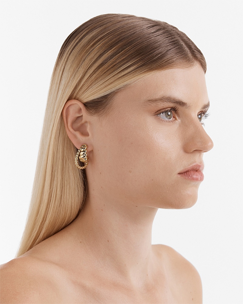 Roped In Hoop Earrings