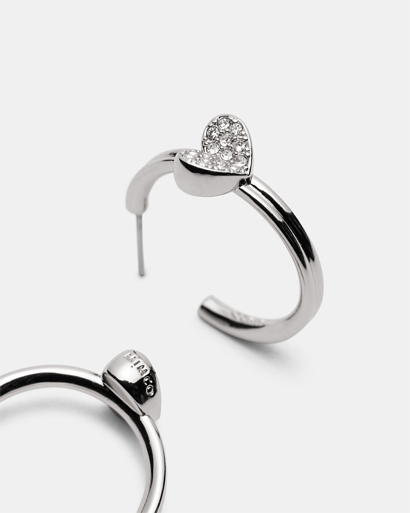 Heart To Heart Hoop Earrings
