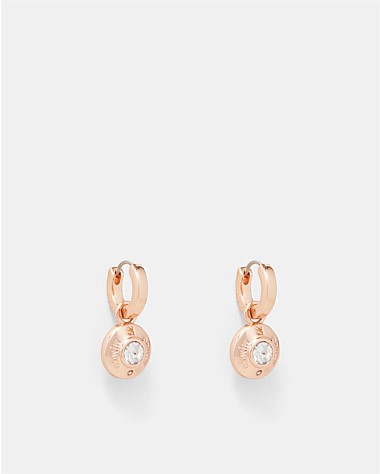 Enliven Charm Hoop Earrings