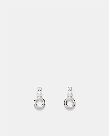 Circulate Drop Stud Earrings