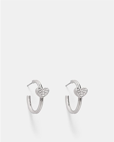 Heart To Heart Hoop Earrings