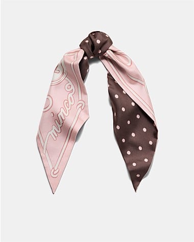 Mim Button Thin Scarf