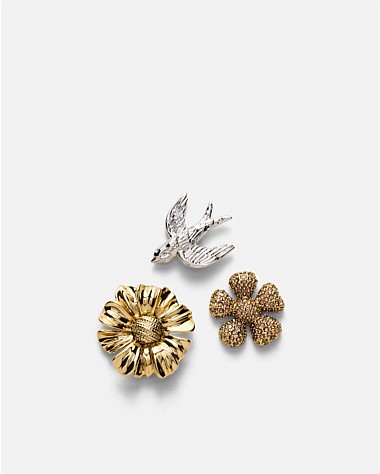Daisy Dream Brooch Pin Set