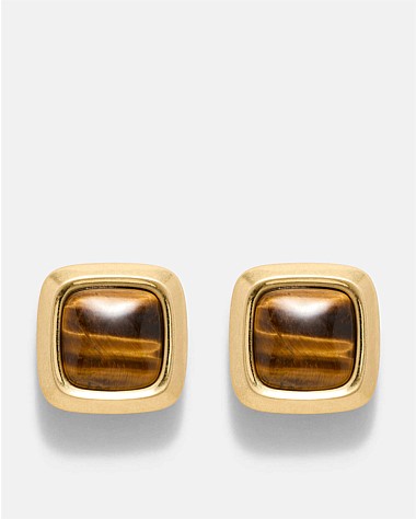 Abundance Stone Stud Earrings