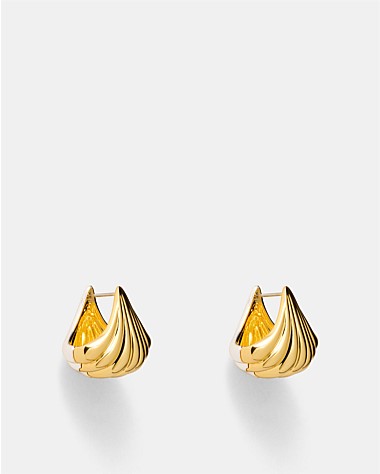 Gemini Reversible Huggie Earrings