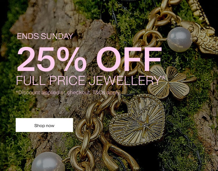 25% off full price jewellery