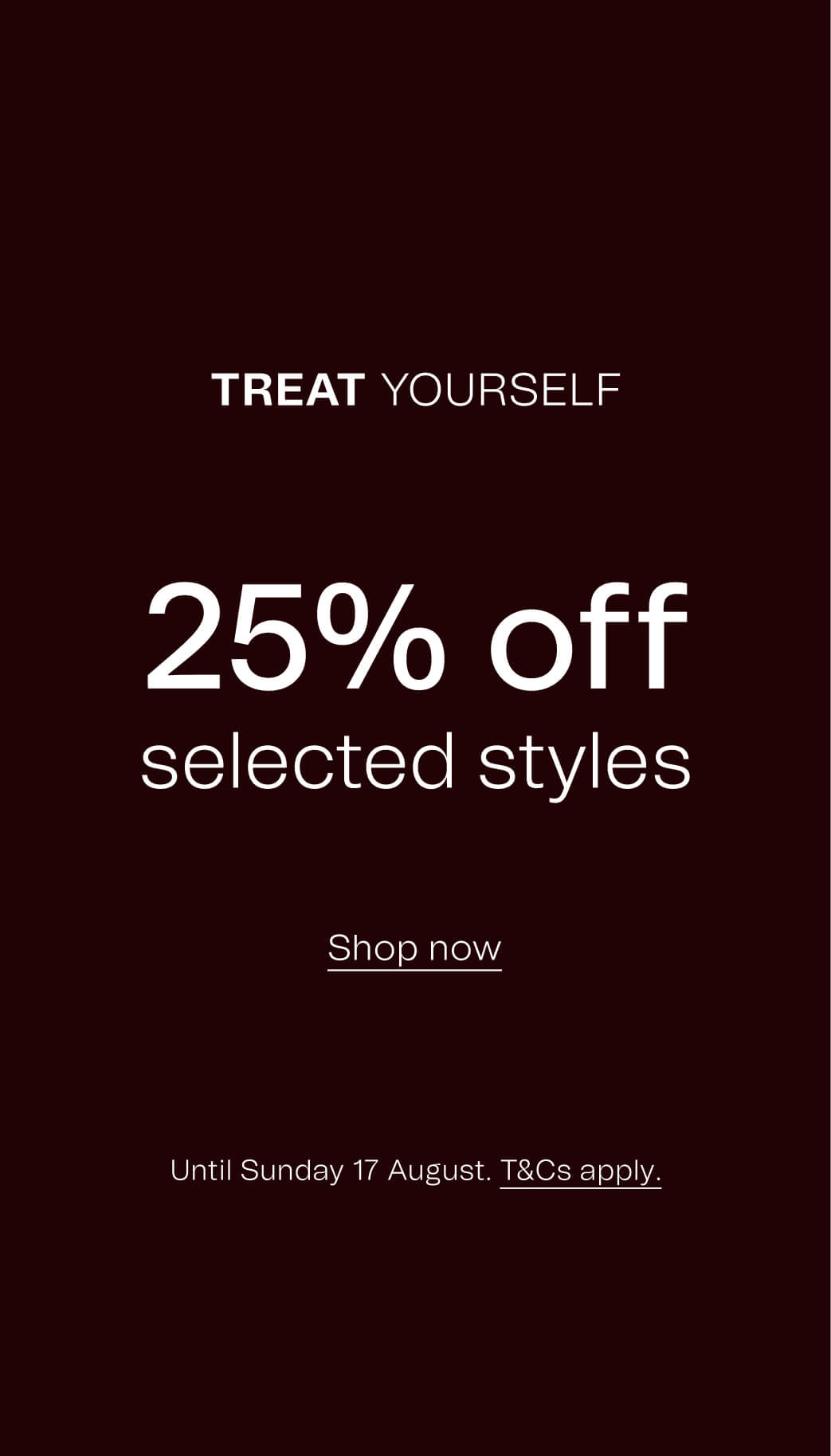 25% of full price