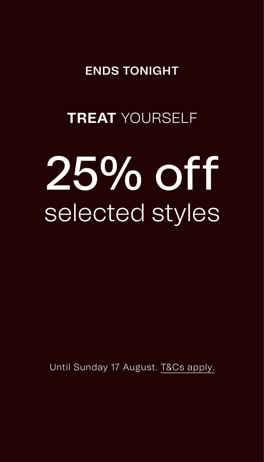 25% of full price