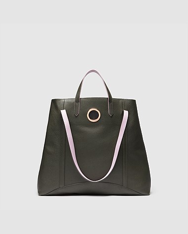 LEATHER SOLIS TOTE BAG