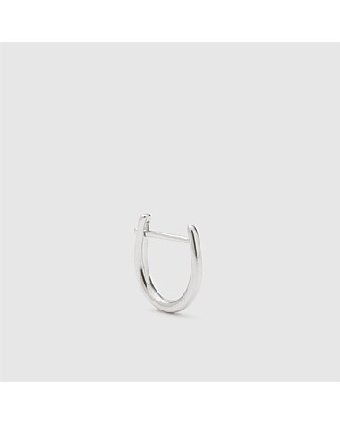 Clinch Sterling Silver Single Hoop Earring