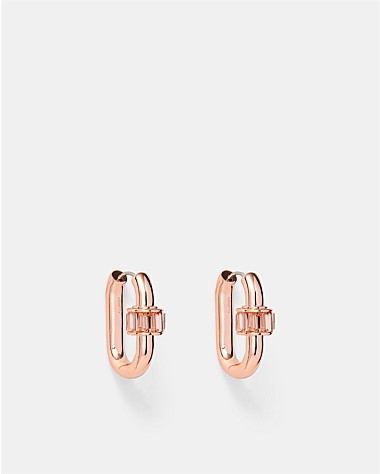 Descent Huggie Hoop Earrings