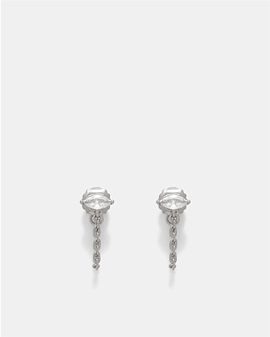 Vibe Chain Stud Earrings