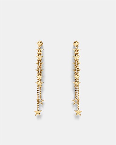 Atomic Long Drop Earrings