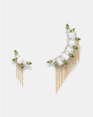 Pull Up To The Bumper Fringe Ear Cuff Set