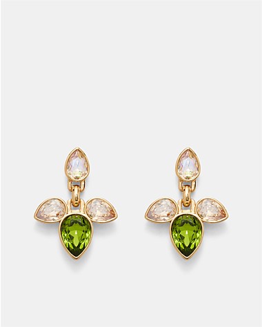 Pull Up To The Bumper Crystal Small Drop Earrings