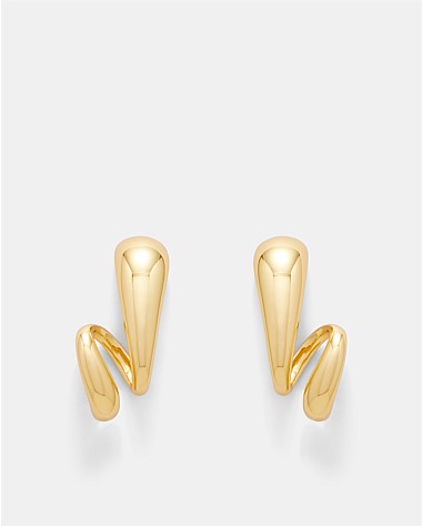 The Podium Twist Hoop Earrings