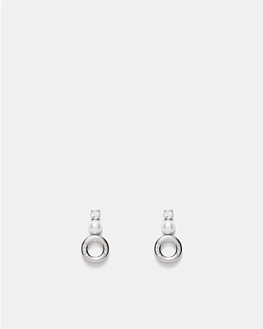 Circulate Drop Stud Earrings