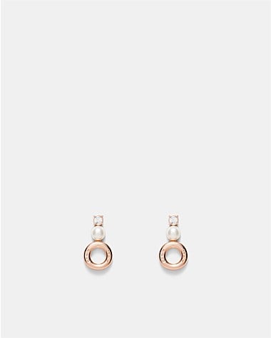 Circulate Drop Stud Earrings