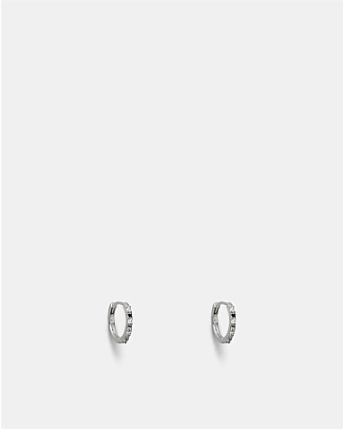 Vela Huggie Hoop Earrings