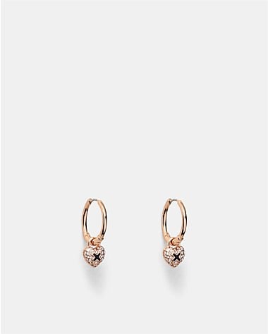 Adorbs Heart Hoop Earrings