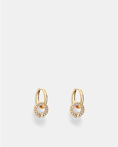 Encanto Charm Hoop Earrings