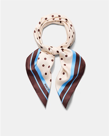 Polka Square Scarf
