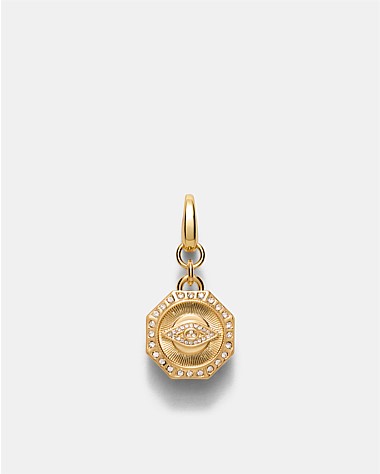 Evil Eye Coin Charm