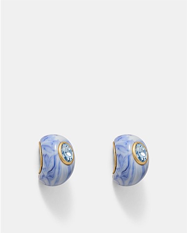 Destined Resin Hoop Earrings