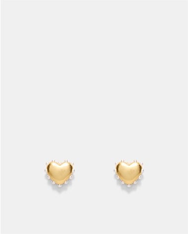 Adore Heart Stud Earrings
