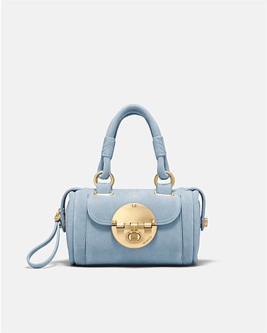 Turnlock Bowler Grab Crossbody Bag