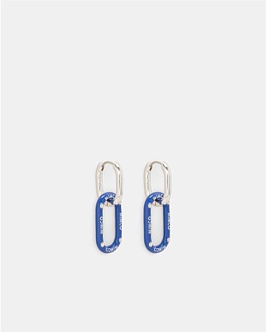 Linked Up Huggie Earrings
