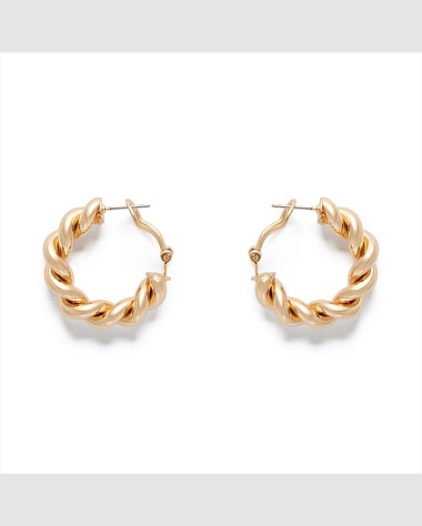 VENICE CHARM HOOP EARRINGS