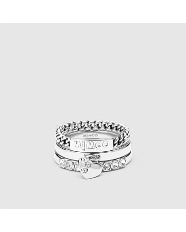 mim-charm ring stack