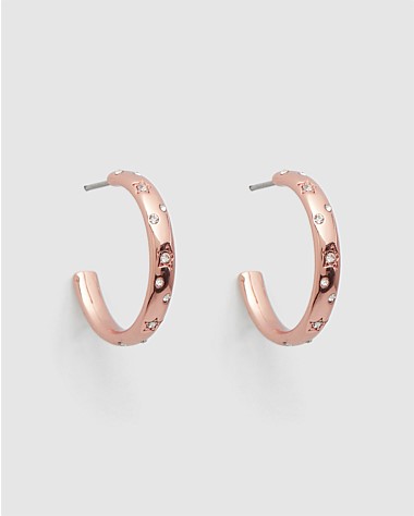 Stargazing Hoop Earrings