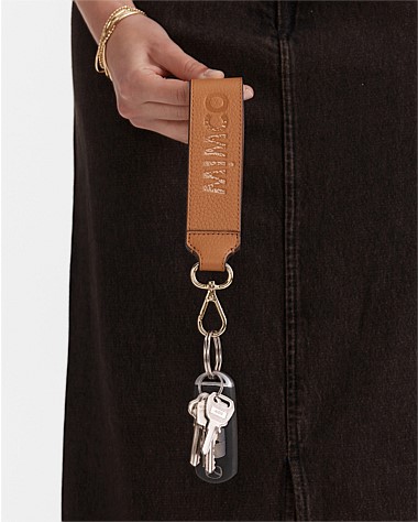 Patch Leather Keyring