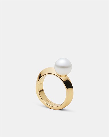 The Edge Pearl Ring